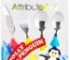 Attribute Набор детских столовых приборов 4 предмета JOLLY ПВХ упаковка PENGUIN 